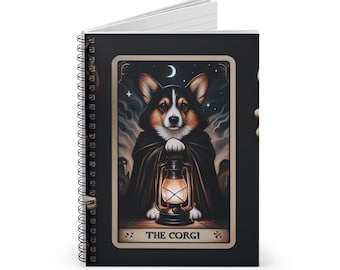 Mascotas del Tarot - Corgi tricolor Cuaderno de espiral
