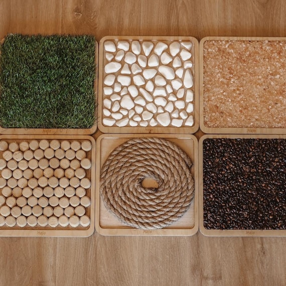 Percorso sensoriale naturale, tappeto sensoriale, percorso a piedi