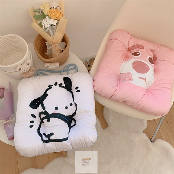 Cute Pacha Dog/pink Bear Chair Cushion Thickened Home Dining Chair