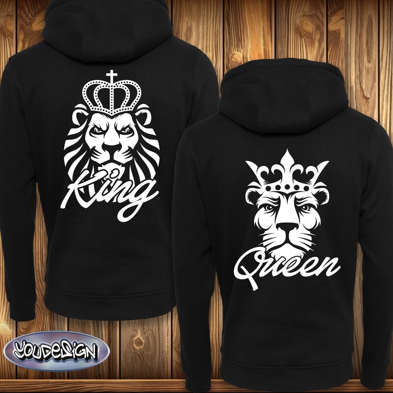 OVERSIZE BOYFRIEND HOODIE THE QUEENS KING