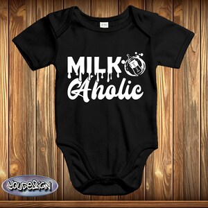 Milk Aholic Baby Bodysuit Baby Cadeau Body Bodysuit