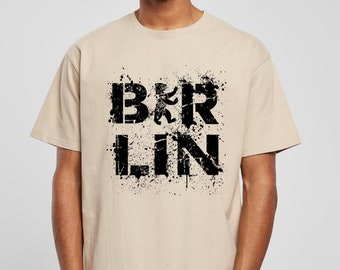 Berlin Shirt Heavy Oversized Tee Bär T-Shirt Kult Bärlin Hauptstadt