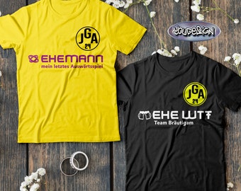 JGA Shirt Junggesellenabschied Dortmund Trikot T-Shirt Fußball