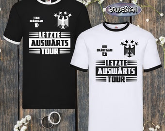 JGA shirt bachelor party T-shirt groom jersey football team groom