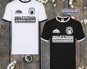 JGA Shirt Junggesellenabschied T-Shirt Bräutigam Trikot Fußball