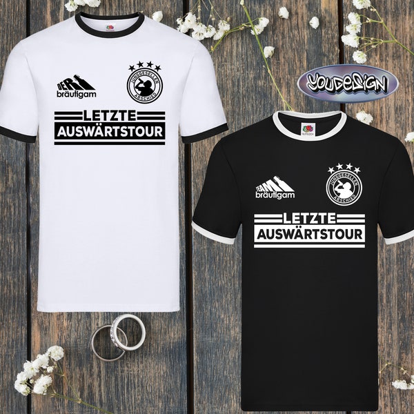 JGA Shirt Junggesellenabschied T-Shirt Bräutigam Trikot Fußball