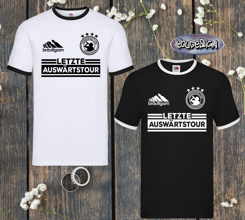 JGA Shirt Junggesellenabschied T-Shirt Bräutigam Trikot Fußball Bild 1