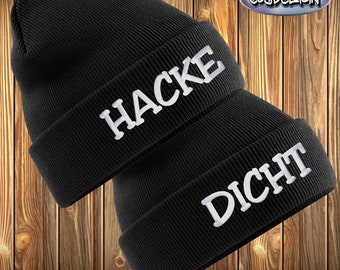 Hacke Dicht Beanie Mütze Partner Hat