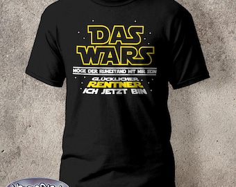 The Wars Shirt Pensioner T-Shirt Retirement Pension Grandpa Jedi Wars Star S-5XL