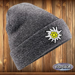 Edelweiss Beanie Hat - Etsy