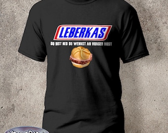 Leberkas T-Shirt Oktoberfest Shirt Munich Bavaria Leberkäse Fun Shirt Funny