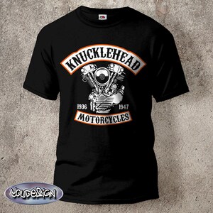 Knucklehead Shirt Legends never die T-Shirt Motorrad Motorbike Biker Motor Zylinder