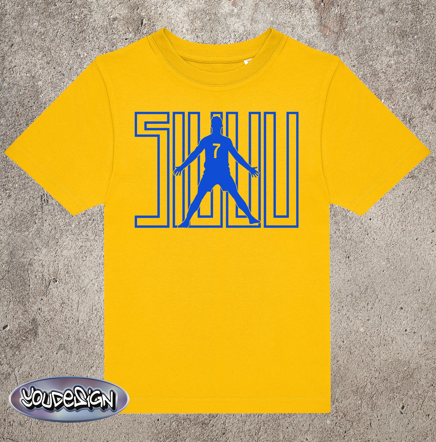 Siuuu T-shirt Football Shirt Ronaldo Size 98 - 5XL - Etsy