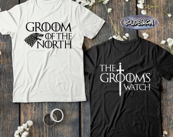 JGA Shirt Junggesellenabschied T-Shirt Bachelor Party Groom of the North Grooms Watch Hangover Party