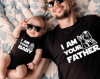 Io sono tuo padre, maglietta King, maglietta per bambini, famiglia, padre, madre, bambino, mamma, papà, maglietta, stella, famiglia, figlio, figlia