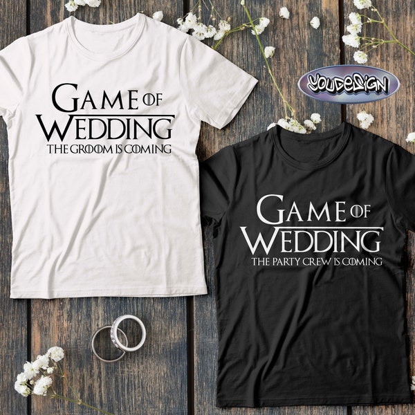 JGA Shirt Junggesellenabschied T-Shirt Game Of Wedding Groom Party Crew