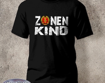 Zonenkind T-Shirt Party Shirt East Germany DDR T-Shirt East Germany Cult GDR Ostalgie