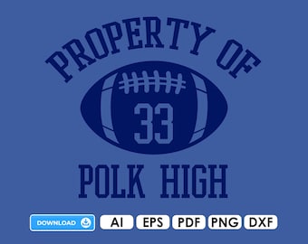 Fichier numérique Polk High Ai EPS PDF Cricut DIY Téléchargement numérique Png Dxf Fichier traceur Vinyle Al Bundy