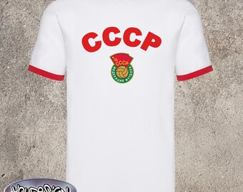 CCCP ソビエト連邦 シャツ ジャージ ロシア ソ連 Tシャツ ギフト S-3XL