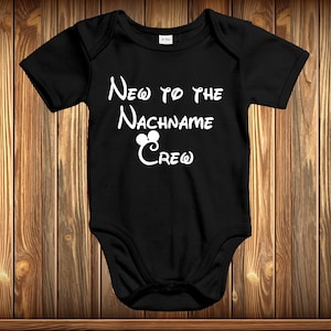 New to the Crew Body Personalized Baby Body Romper Bodysuit Pregnancy Short Sleeve Printed Baby Body Bodysuit Baby Gift