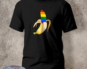 T-shirt banane LSBTIQ* LGBTQ+ Queer Trans Love Love all colors Pride Unisexe XS-5XL