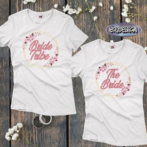 JGA Shirt Hen Party T-Shirt The Bride / Bride Tribe