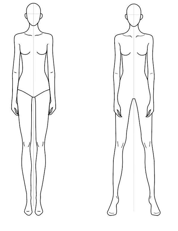 Single Female Croquis