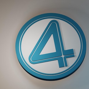 Fantastic 4 Logo (STL FILES)