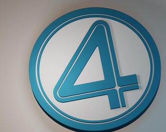 Fantastic 4 Logo (STL FILES)