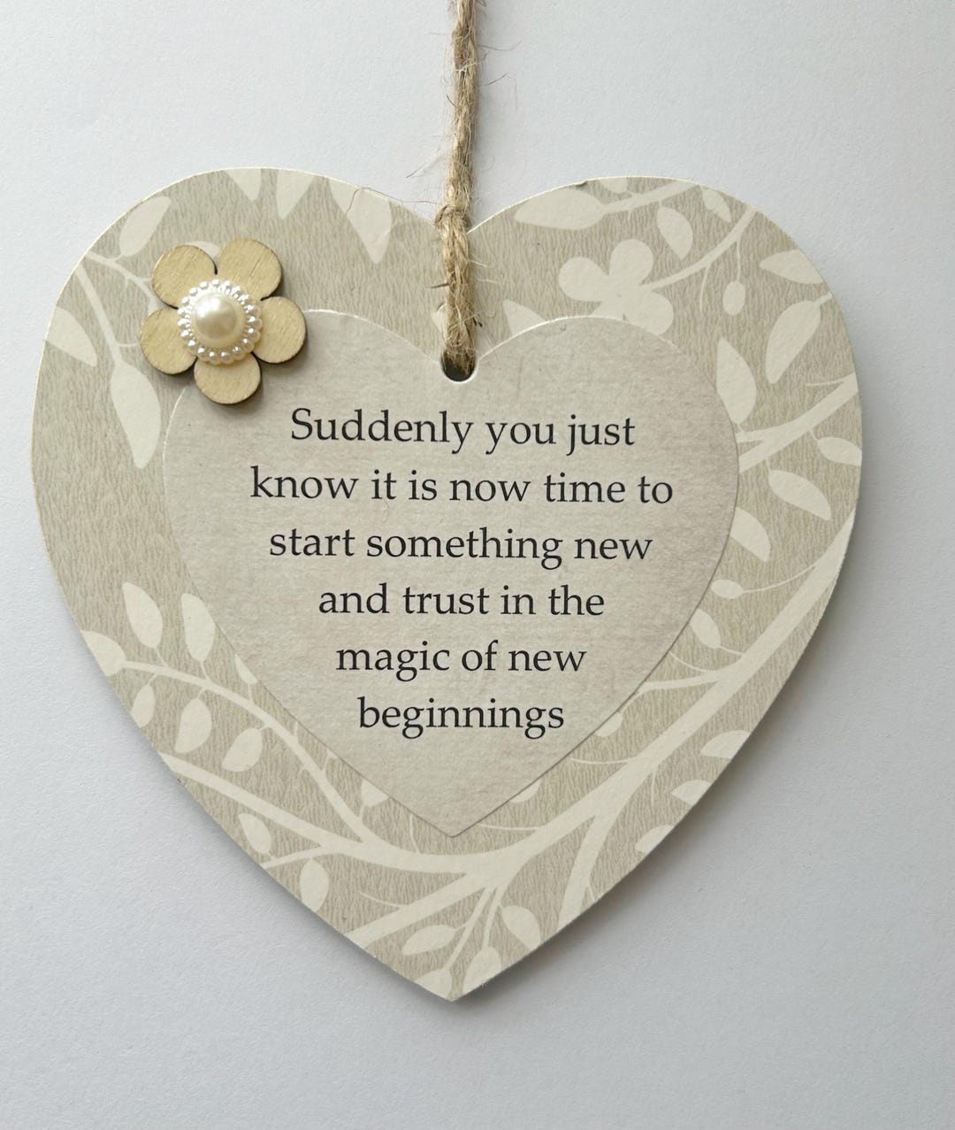 Suddenly Know Suddenly You Just Know Magic and New Beginnings Inspirational Wooden ...