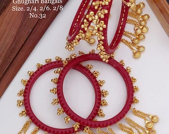 Red Bridal 2 stuks Chura: Indiase trouwarmbanden