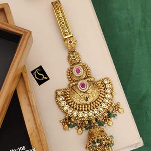 Kundan Women's Dainty Waist Belt with Elegant Fashion Accented Bracelets Featuring Rhinestones, Filigree, Design, Marcasite, Abalone