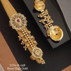 Kundan Ring/ Ring/Adjustable Ring/ Indian Ring/ Pakistani Jewelry/ Indian Jewelry/ Bollywood Jewelry/ Indian Wedding jewelry