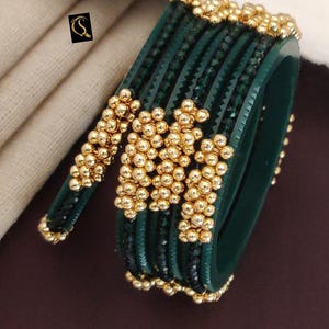 Faceted Vintage Plastic Bangles (2pcs) , 75x5mm (internal