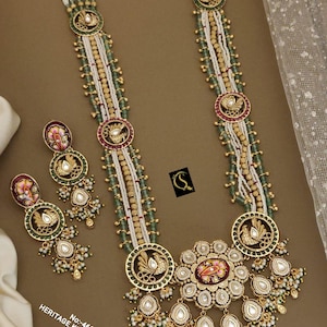 Temple Gold Plated Jewellery Set /South Indian Necklace / Choker Necklace / Choker Set/ Bollywood Jewelry/ Indian Jewelry/ Temple Jewelry