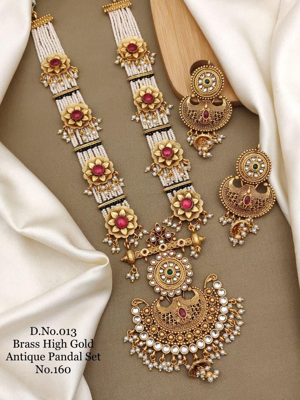 Indian Jewelry Latest Gold Jewellery Designs 2021 Gold Necklace