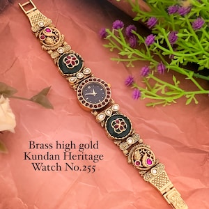 Women&#39;s Black Dial Watch, Vintage Women Watch, Personalized Watch Box, Women Gold Watch, Vintage Jewelry, Bridesmaid Gift, Anniversary Gift