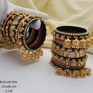 Rare Find Unique Indian Punjabi Bridal Traditonal chuda Set/ Wedding chooda/Traditional Bridal Bangles/Bridal Bangles/Chura/Chuda set
