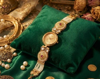 Vintage Baylor Elegant Gold Women\'s Watch Manual Wind Antique Baylor Swiss Cocktail 14k Solid Gold With Diamonds  main image 2