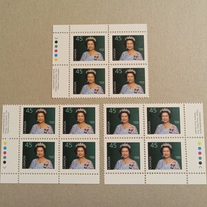 Lote de sellos postales de Canadá - Reina Isabel II (C)