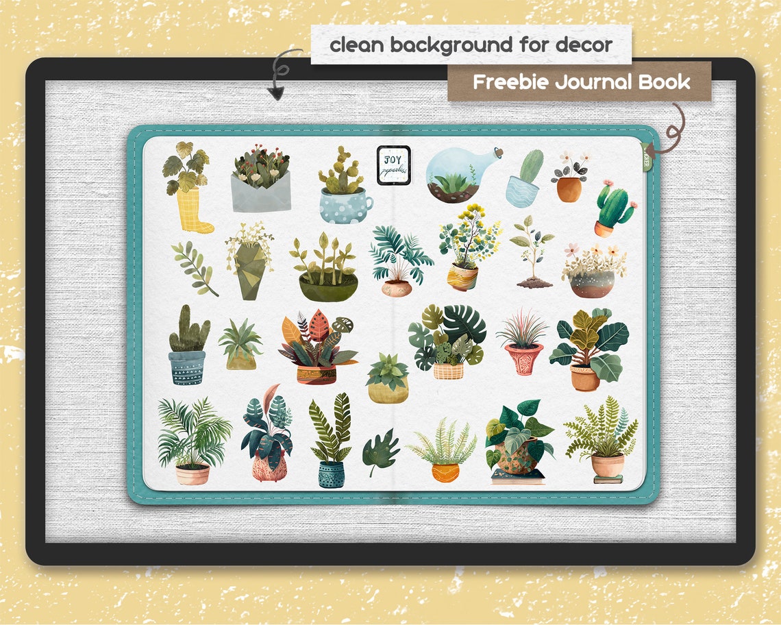 Digital Stickers Botanical Goodnotes Sticker House Plants Onenote ...