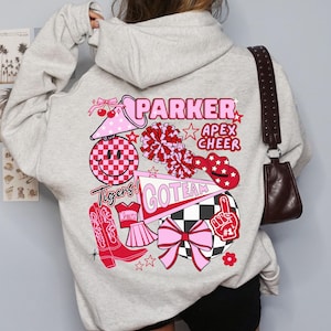 Personalized Cheer Team Hoodie: Custom Spirit Wear, Game Day Outfit