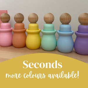 SECONDS Peg Dolls with Nesting Pots