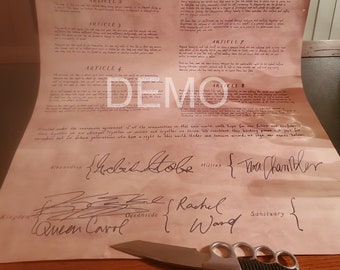 Alexandria Community Charter | The Walking Dead