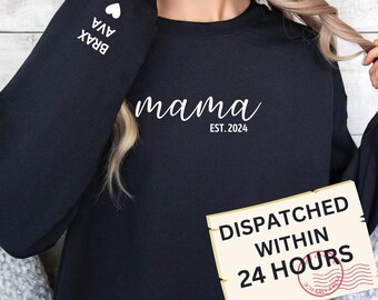 Mother's day gift | Personalised Sweatshirt | Gift for mom | Mama Jumper | Custom Mama Sweatshirt | Custom Mama Jumper | Mama Sweatshirt