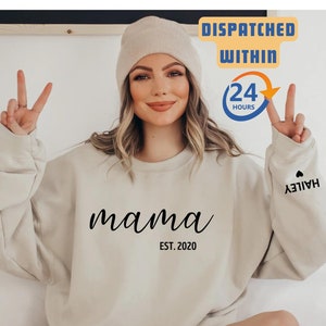 Mother's day gift | Personalised Sweatshirt | Gift for mom | Mama Jumper | Custom Mama Sweatshirt | Custom Mama Jumper | Mama Sweatshirt