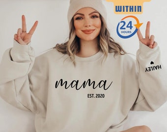 Mother's day gift | Personalised Sweatshirt | Gift for mom | Mama Jumper | Custom Mama Sweatshirt | Custom Mama Jumper | Mama Sweatshirt