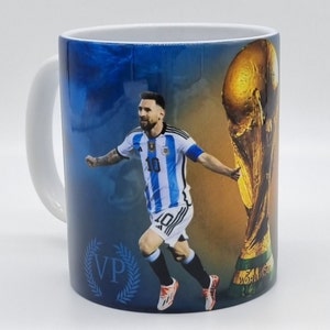 Messi Mug | Argentina Mug | Messi Coffee Mug | Gift for Argentinian | Maradona Mug | Maradona and Messi | Gift for football fan