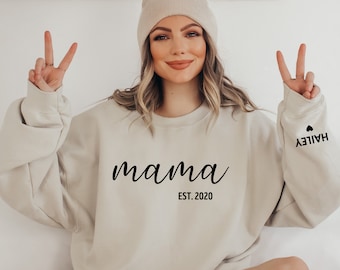 Mother's day gift | Personalised Sweatshirt | Gift for mom | Mama Jumper | Custom Mama Sweatshirt | Custom Mama Jumper | Mama Sweatshirt