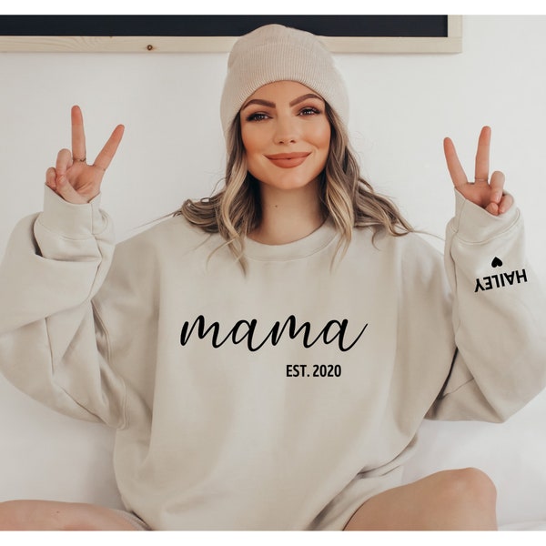 Mother's day gift | Personalised Sweatshirt | Gift for mom | Mama Jumper | Custom Mama Sweatshirt | Custom Mama Jumper | Mama Sweatshirt